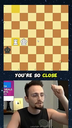 When 400 Elo Playing Rook Endgame #chess