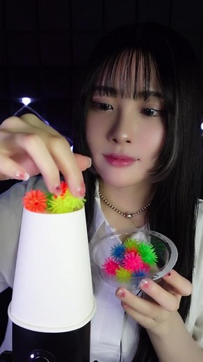 100均のウニぼうず×紙コップでリラックス😴 | ASMRやってみた