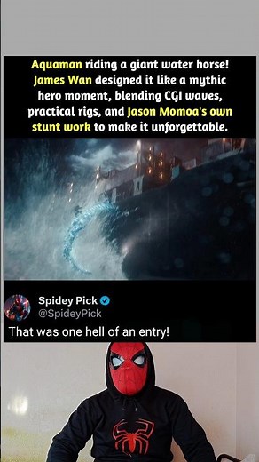 Jason Momoa's Epic Water Horse Scene in Aquaman