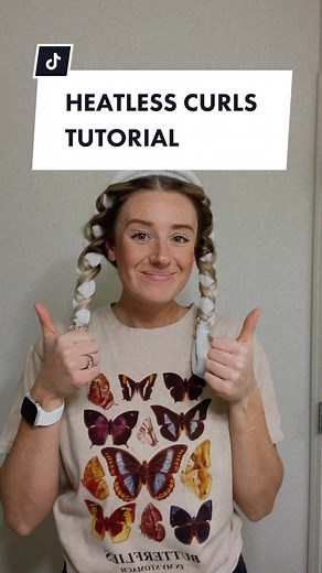 Heatless curls tutorial 🫶🏽 #heatlesscurls #tutorial #hairtutorial #hairstyles #hairstyletutorial