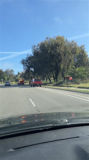 Oceanside Fire Dept Battalions and Squads on the Brush Fire Scene.