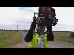 Delnorth Equipment: Petrol Driver for Quick Guidepost Installation