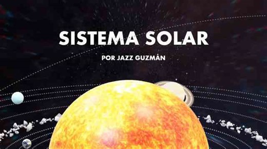 Sistema solar interactivo en PowerPoint con movimiento