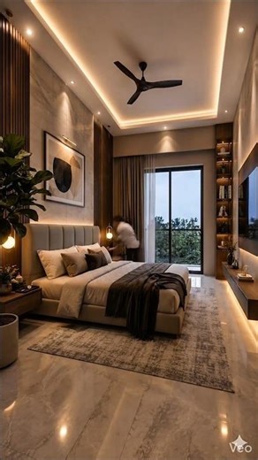 Modern Luxury Bedroom Design ✨🛏️By Vastux Arch Studio 🏡 #luxurybedroom #shorts