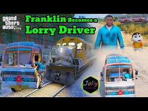 GTA 5 Tamil: 🚛 Franklin Drives a Lorry with Shinchan & Inspector Chingum! 🚚