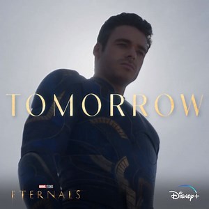 Tomorrow, experience Marvel's newest heroes on #DisneyPlus. Marvel Studios' Eternals streaming January 12. | Disney