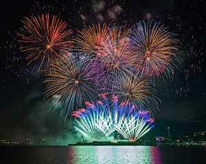 Happy 4th of July from GeekWire – Seattle fireworks at Gas Works Park