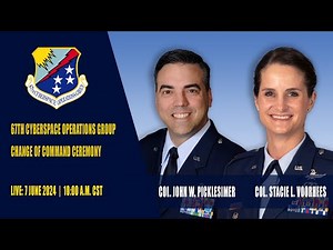 67th Cyberspace Operations Group Change of Command 7 June 2024