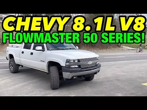 2002 Chevy 2500HD 8.1L V8 Exhaust w/ FLOWMASTER SUPER 50 SERIES!