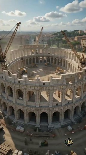 How the Romans Built the Colosseum Without Modern Machines?