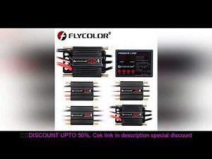 Flycolor 50A 70A 90A 120A 150A 2-6S Waterproof Brushless ESC Speed Controller and Programme Card wit