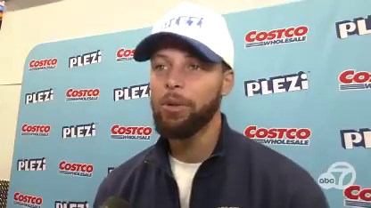 Warriors' Stephen Curry surprises fans at San Jose Costco to promote hydration drink