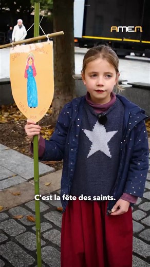 167K views · 1K reactions | Fini HALLOWEEN  voilà HOLYWINS  Et si on remettait les SAINTS à l’honneur pour la Toussaint ? Tandis que beaucoup fêteront Halloween ce soir grimés en sorcières ou en squelettes, des chrétiens s’activent pour rappeler le sens de ce que nous fêtons chaque 1er novembre ! Bravo @famissio pour cette magnifique procession 朗 #halloween #toussaint #deguisement #enfants | AMEN MEDIA | Facebook