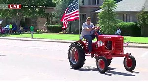 Some tractor driving during the 2024 Lawton Armed Forces Day Parade | KSWO7News
