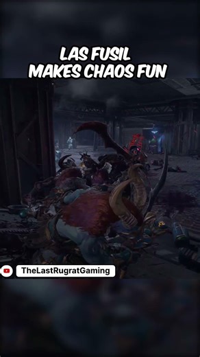 Las Fusil makes fighting chaos a breeze #spacemarine2 #gaming #warhammer40k