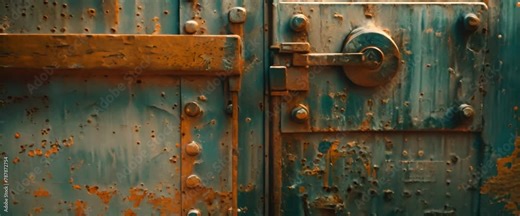 Safety interlock device on a factory door, preventing unauthorized access