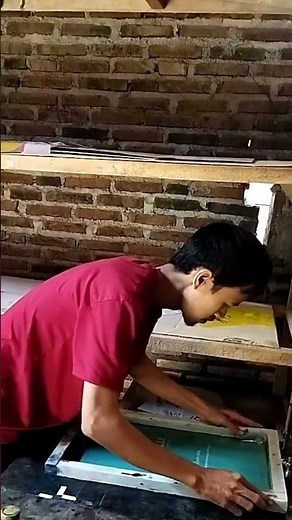 Cara sablon plastik dari awal sampai selsai