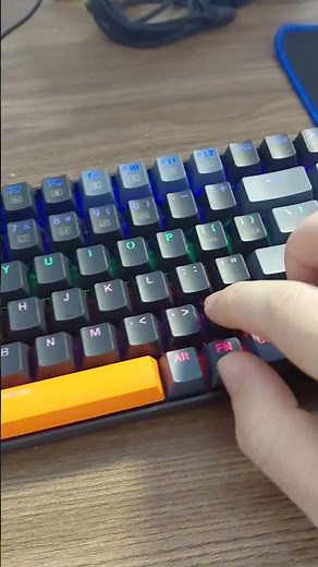How to use the / slash on a MAChenike 500 mechanical keyboard