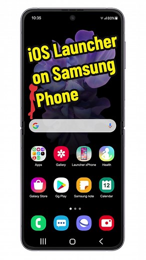 iOS Launcher on Samsung Phone - Stickman Animation by Alan Becker