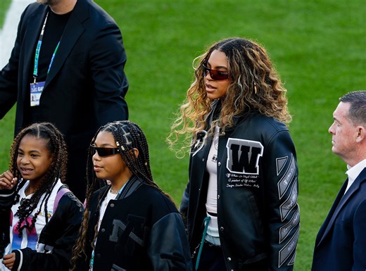 Jay-Z, Beyoncé's daughters Rumi, Blue Ivy step out at Super Bowl 2026