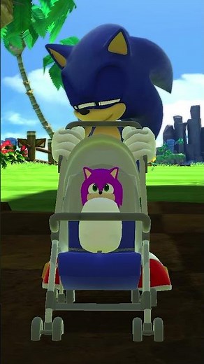 Sonic and his BABY in Sonic Generations #sonicgenerations #sonic #baby #mod