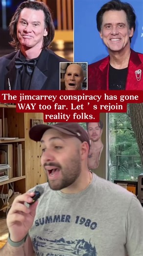 The jimcarrey conspiracy has gone WAY too far. Let’s rejoin reality folks. #actor #clone #imposter #hollywood