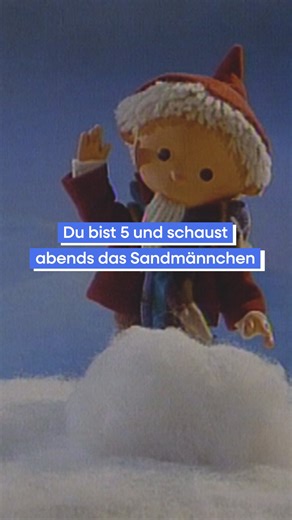Loop on Instagram: "Wer konnte früher auch nie ohne Schlafsand einschlafen? ✨🌪️ #Sandmann #Sandmännchen #Kika #Nostalgie #2000er"