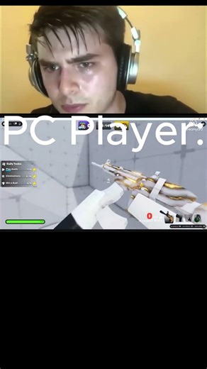 PC Player VS Mobile Player Be Like... (Roblox Rivals) #roblox #Short