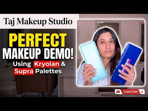 Kryolan & Supra Color Bridal Makeup Tutorial | Flawless Full Coverage