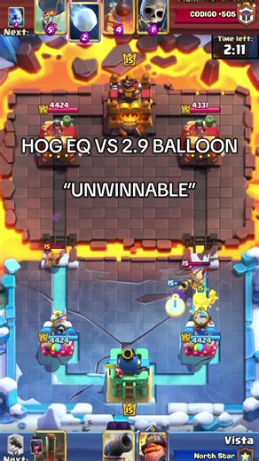 Hog EQ vs 2.9 Balloon Clash Royale Strategies