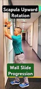 Scapula Wall Slide (Upward Rotation) Exercise