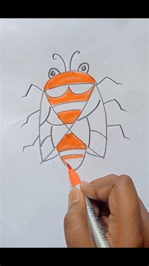 Draw Fly🪰#easy#tutorial#art#foryou#creative#drawing#viral#short#beginners