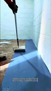Satisfying Epoxy Floor Coating Process | Concrete Floor Painting with Roller (Step-by-Step)