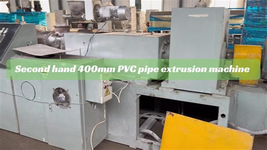 Used 400mm PVC pipe extruder. #pvc #extruder #secondhandextruder #usedmachinery #pvcextruder