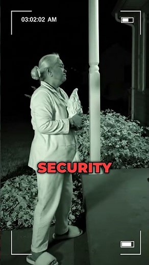 Grandma Walking Outside at Night | Unusual Doorcam Footage | Caught on Camera