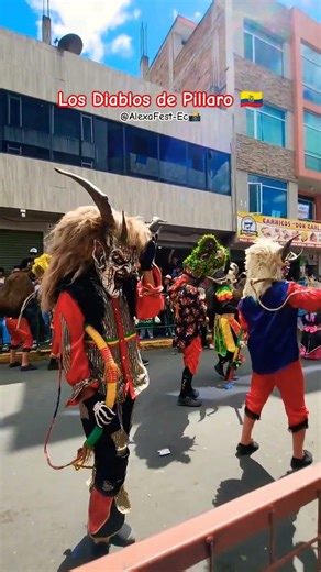Pillareña Devil Dance with their Traditional Costumes 👺