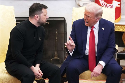 Trump and Vance Shout at Ukrainian President Zelenskyy for Not Saying 'Thank You' During Heated White House Meeting