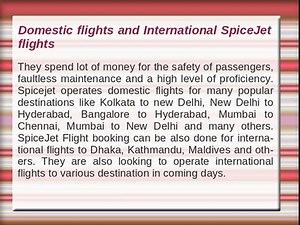 Online Booking of SpiceJet Flights