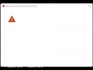 Fix AutoCAD “License Not Valid” / “Non-Valid Software Detected” Pop-Up