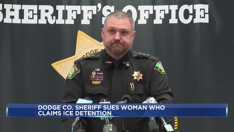 Dodge County sheriff sues woman over ICE detention claims