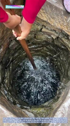 The Art of Well Water Retrieval: A Nostalgic Practice