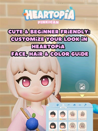 Customize Your Cute Avatar in Heartopia