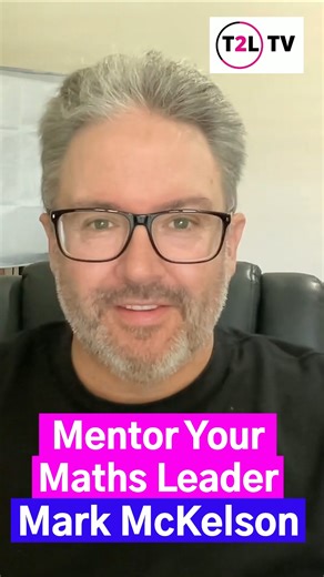 Mentor your Maths Leader. Leaders need support and mentoring in their role. Watch this video and more at T2L TV. Click the link in the comments for free access. Mathematical Association of New South Wales (MANSW) Mathematical Association of Victoria QAMT Queensland Association of Mathematics Teachers Inc. I love Mathematics | Teachers to Leaders
