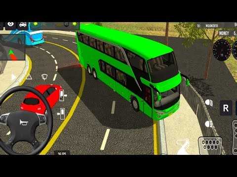 Indonesian Bus Driving Missing Simulator Android - Ngawi To Mojerter - Mobile Game Play