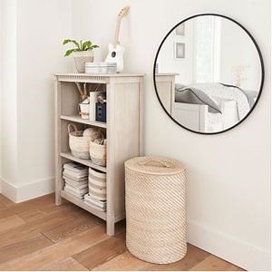 [Hot Item] Metal Black Frame Bathroom Rectangular Glass Silver Mirror