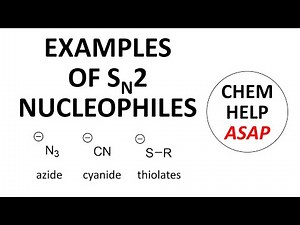 examples of SN2 nucleophiles
