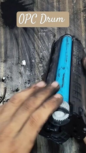 OPC Drum Replace Toner Cartridge | canon printer drum change | hp printer drum change #shorts #drum