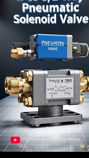 What is a Pneumatic Solenoid Valve? From manufacturing to robotics, pneumatic solenoid valves control airflow with speed and precision, making automation more reliable and efficient. Learn why these small devices are a big deal! #Pneumatics #electrician #Instrumentation #electricalengineering #instrumenttechnician | IT&Automation Academy