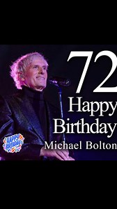 HAPPY BIRTHDAY, MICHAEL BOLTON! 🥳 The "How Am I Supposed to Live Without You" and "When a Man Loves a Woman" singer is celebrating his 72nd birthday today! 🎂💙🎼🎈🎤🎉 26 February 1953 🥂 | Free State FM