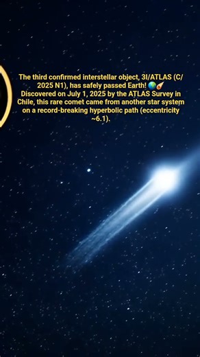 3I/ATLAS: A Visitor From Another Star System